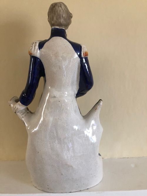VICTORIAN STAFFORDSHIRE FIGURE OF ADMIRAL SIR JAMES DUNDAS - ADDITIONAL PHOTO 1