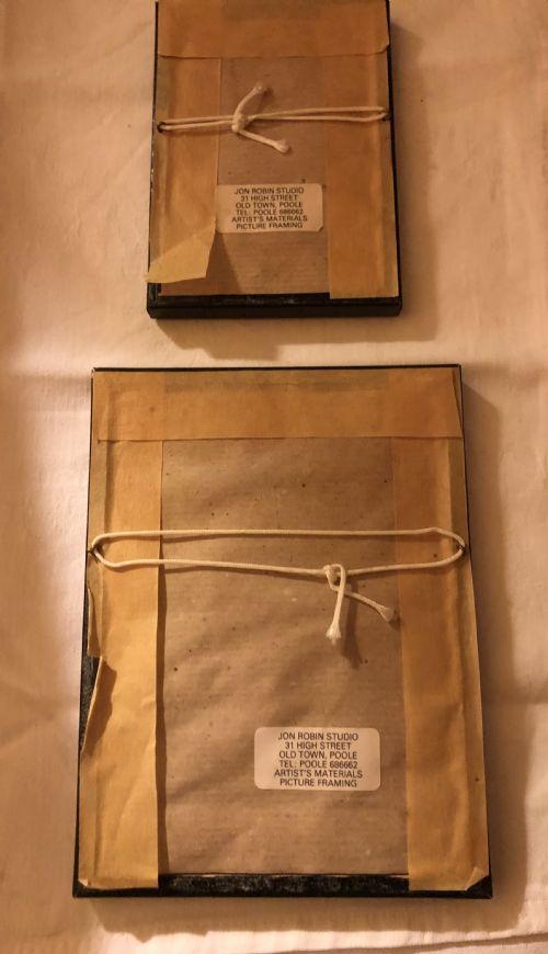 TWO NINETEENTH CENTURY SILHOUETTES WITH PEN INSCRIPTIONS - ADDITIONAL PHOTO 1