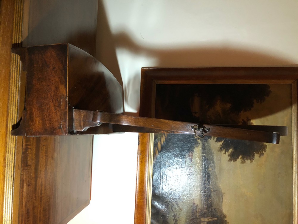 George III Inlaid Mahogany Box Base Toilet Mirror View VII