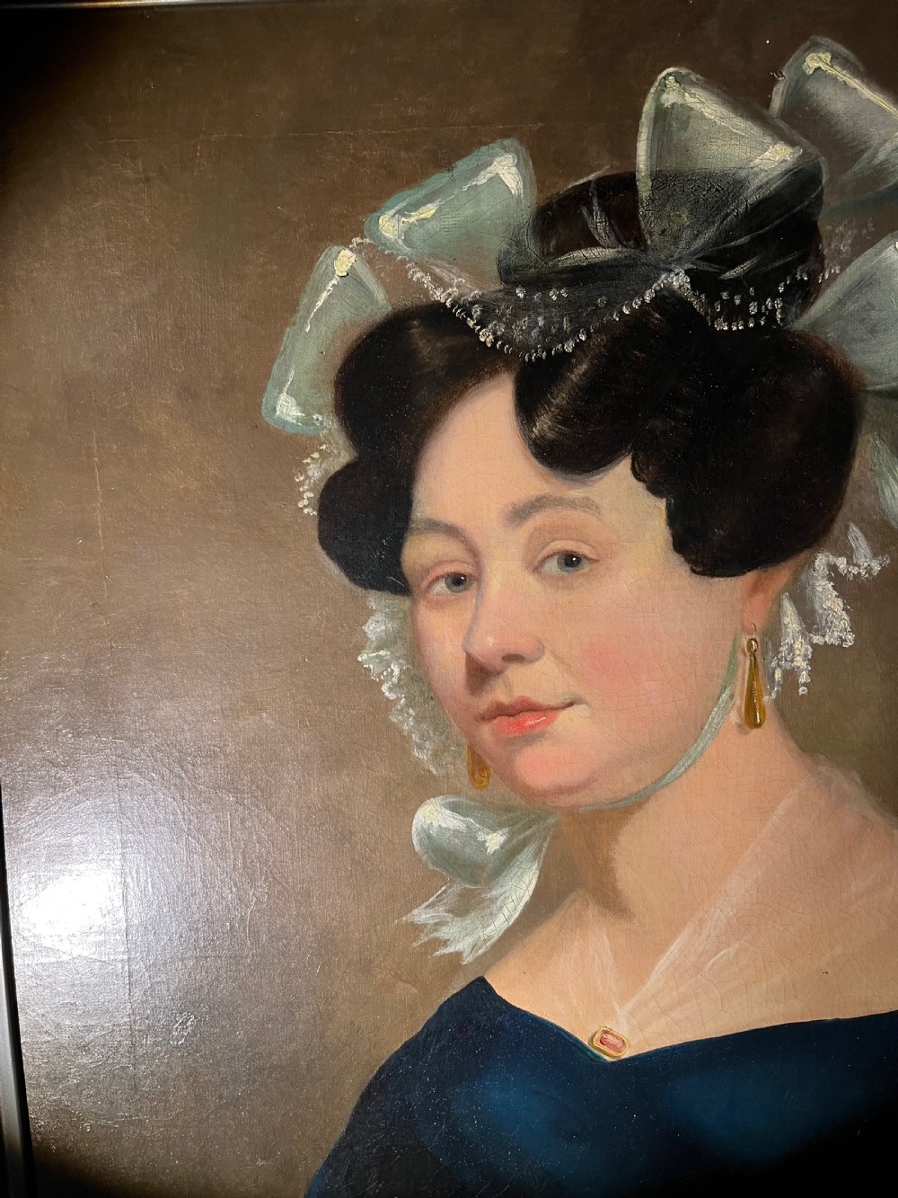 Oil Portrait of a 19th Century Lady