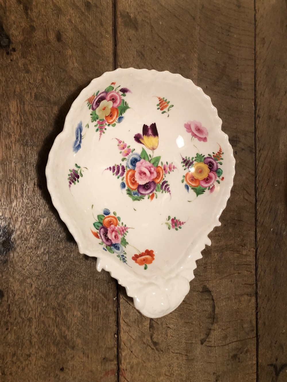 Nineteenth Century Staffordshire Hand-painted Floral Dessert Service  View VIII
