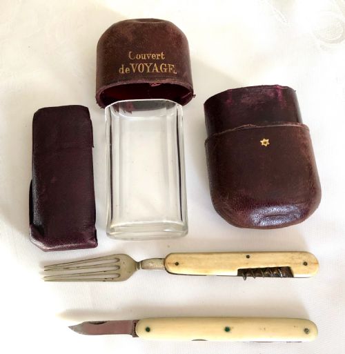 A Couvert De Voyage French Travel Set C1920