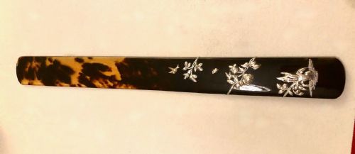 A Large Tortoiseshell and Silver Page Turner C.1910