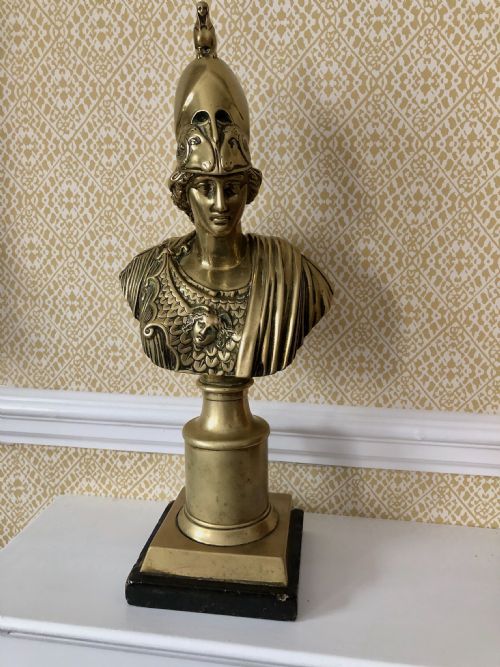 A 19th Century French Bronze Bust of Minerva, After the Antique C.1880