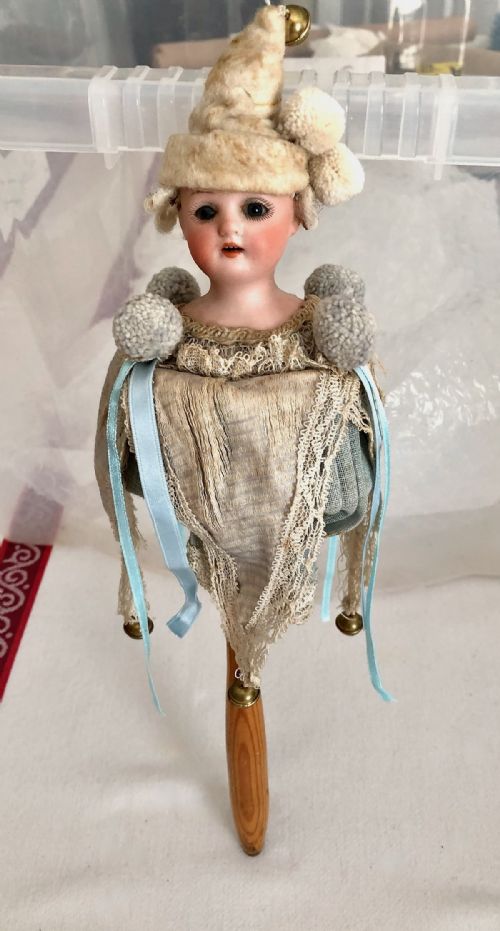 A Charming Schoenau & Hoffmeister Bisque Headed Marotte C1890
