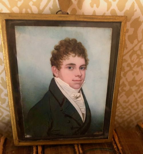 A SUPERB PORTRAIT MINIATURE BY FREDERICK BUCK IRISH 17711839 - ADDITIONAL PHOTO 1