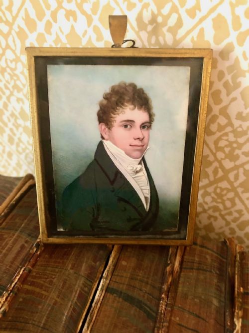 A SUPERB PORTRAIT MINIATURE BY FREDERICK BUCK IRISH 17711839 - ADDITIONAL PHOTO 3