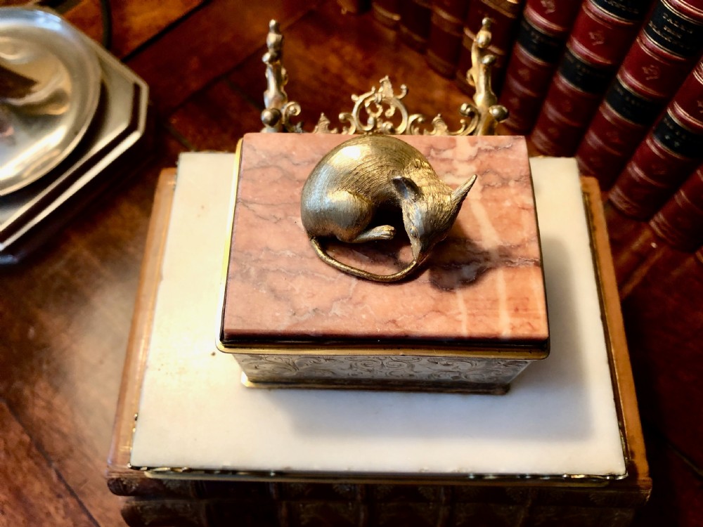 A 19th Century  Ormolu Mount Desk Stand c.1890 View VIII