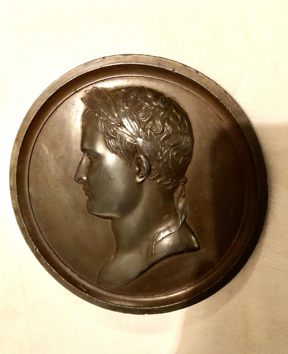A Pair of Bronze Plaques of Napoleon and Marie-Louise c1813 View IV