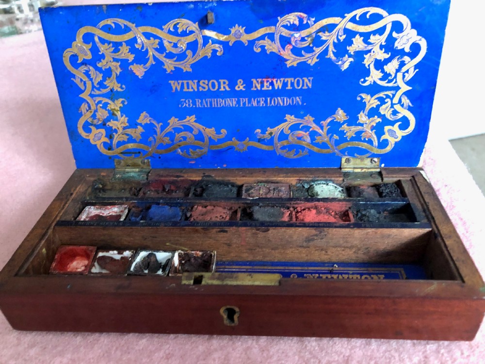 A Windsor & Newton Mahogany Paint Box c 1930 View IV