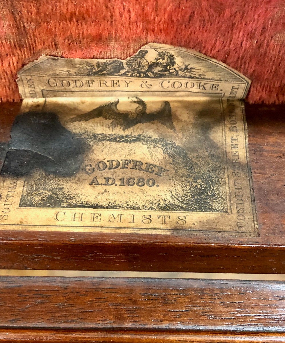 An Antique 19th Century 'Godfrey & Cooke' Apothecary Cabinet View V