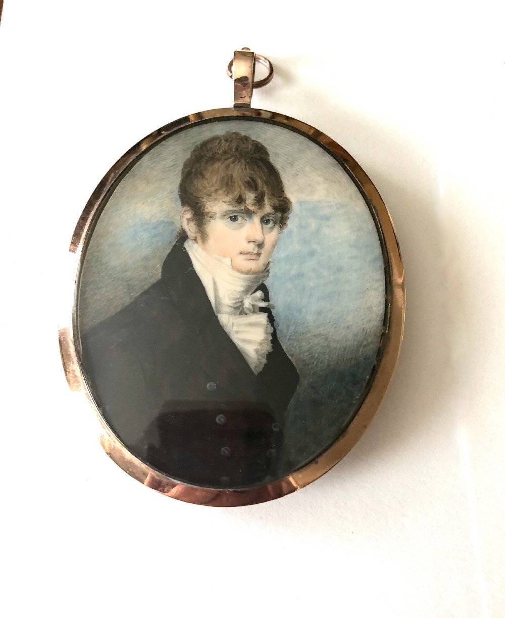 Fine Quality Regency Portrait Miniature of a Gentleman c.1820