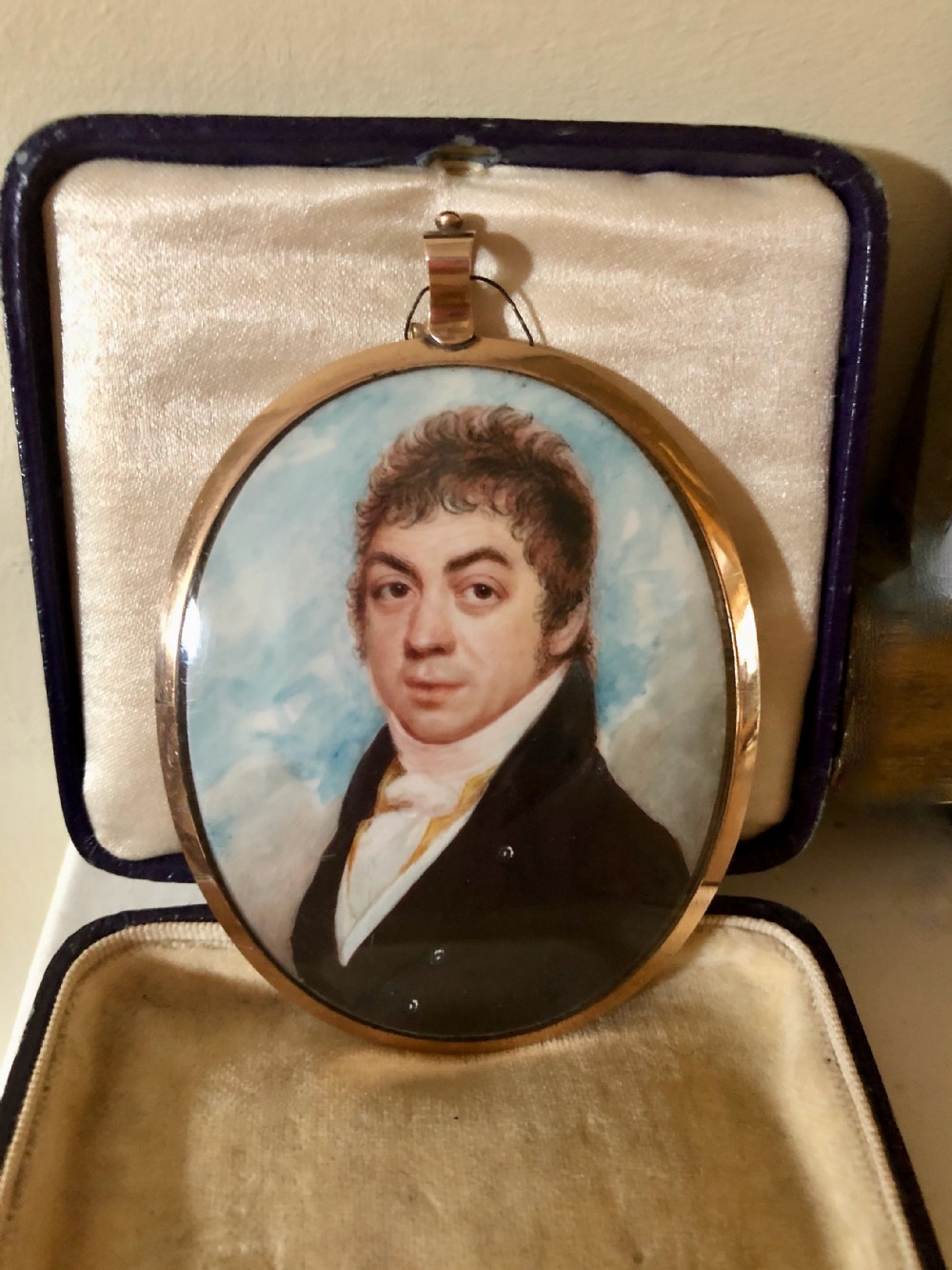 A Good Regency Portrait Miniature of a Gentleman c.1820