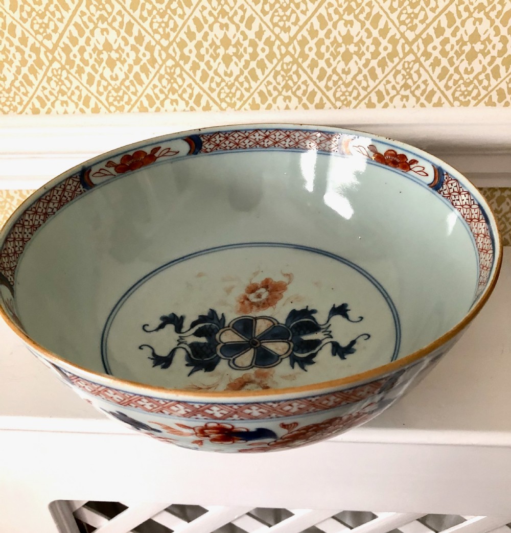 A Good Size Chinese Imari Bowl - 18th Century View II