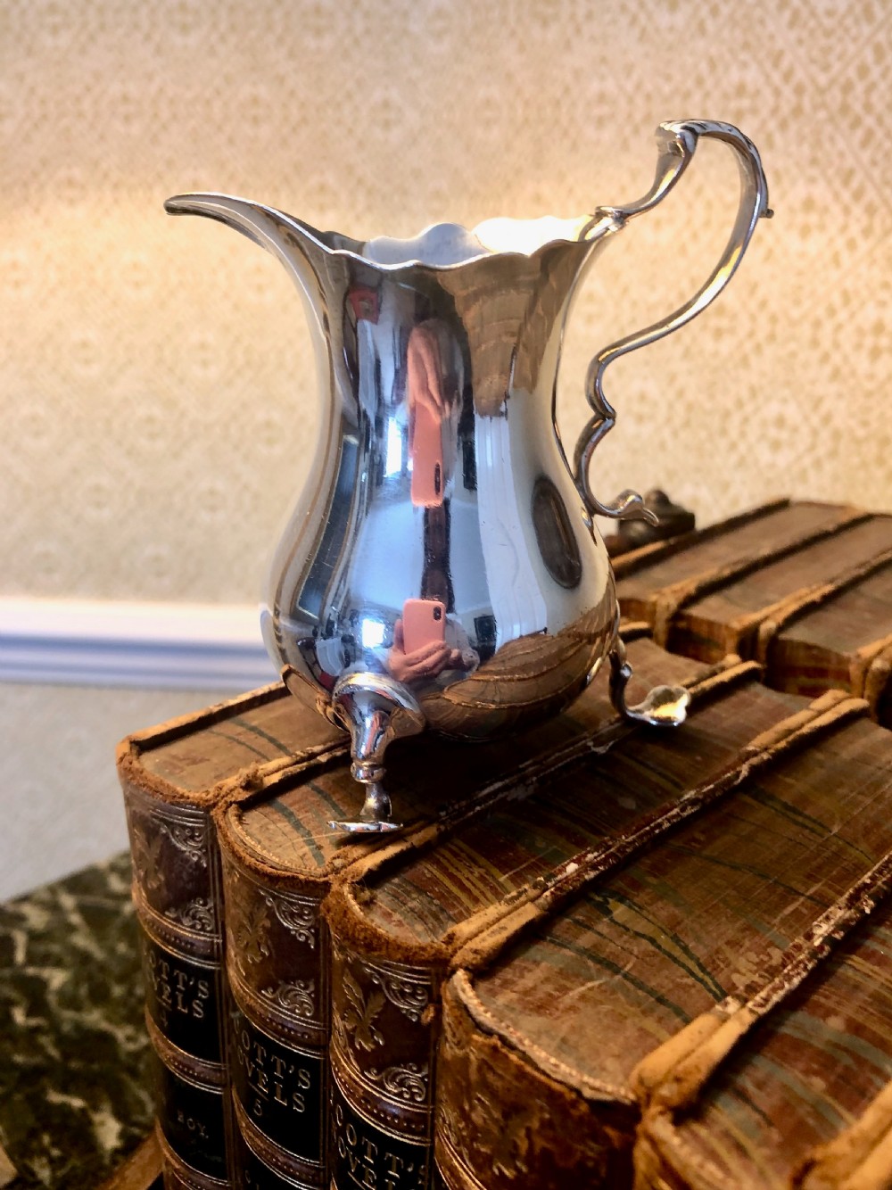 A Victorian Silver Cream Jug - Birmingham 1894