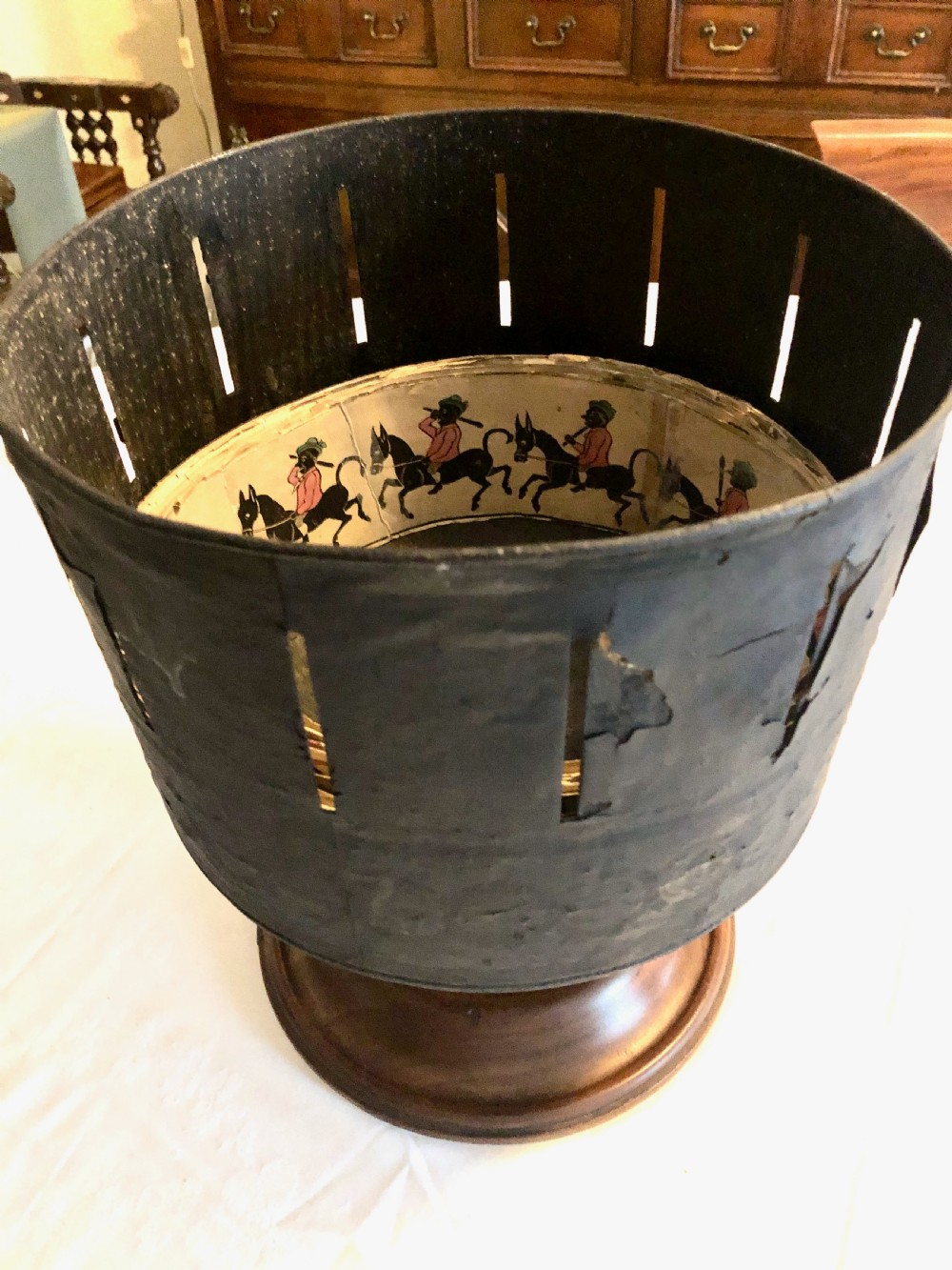 A Rare and Original Victorian Zoetrope 'Wheel of Life' c.1890 View XVI