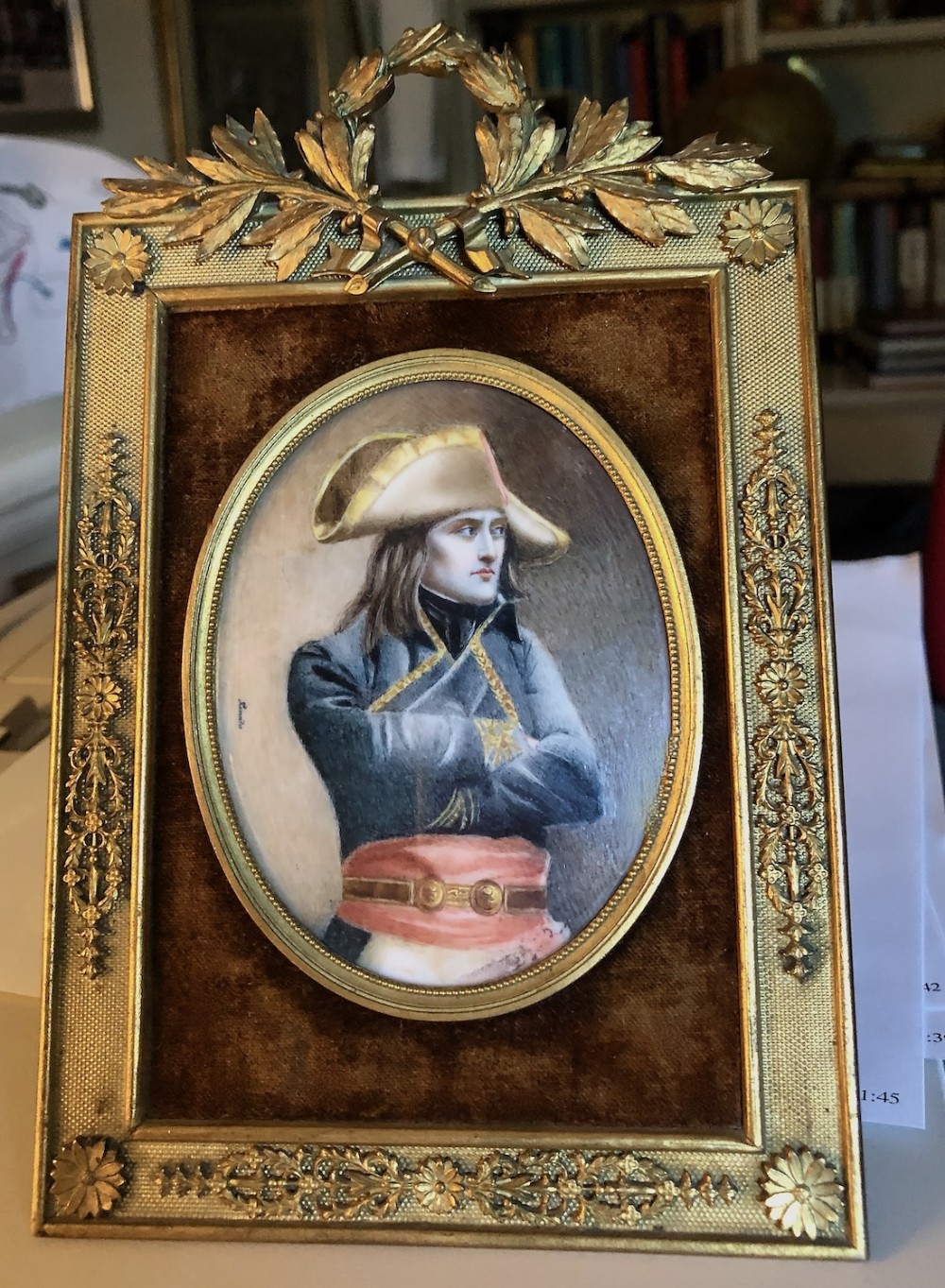 A19th Century French Portrait Miniature of Napoleon