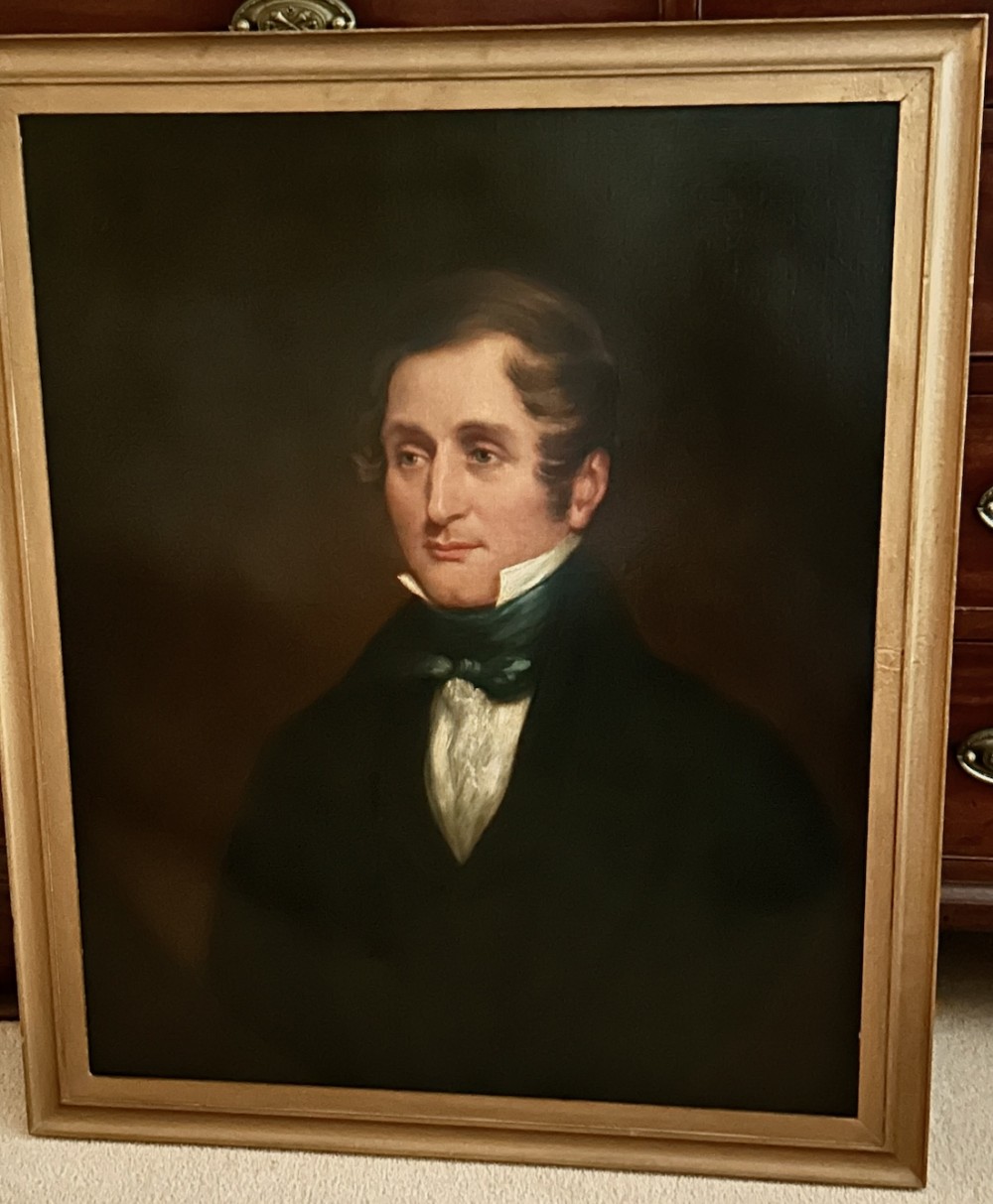 Late 18th Century Oil Portrait of Sir James Nicholl McAdam (1756 - 1852)