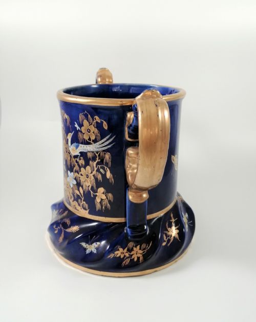 fig 3. Large Masons Ironstone Two Handled Pot, Wine Cooler,Hand Painted, Very Rare, circa 1820