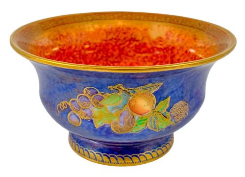 ‘Blue Fruit’ Lustre Bowl ,Wedgwood ,Designed by Daisy Makeig-jones Circa 1929