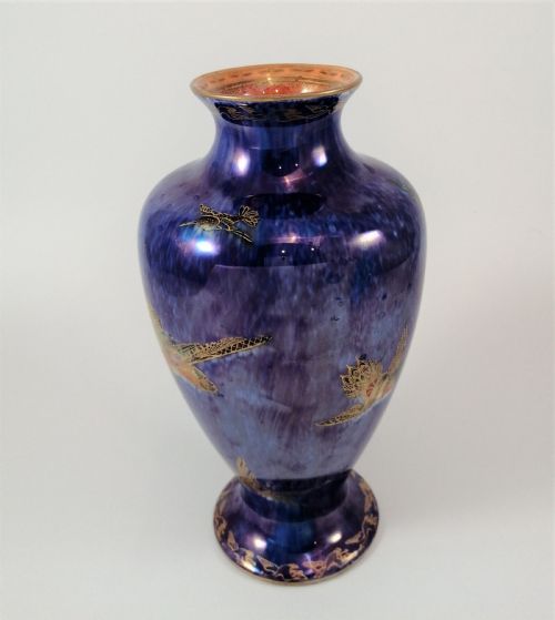fig 2. Wedgwood, Fairyland , Hummingbirds in Flight lustre vase,Daisy Makeig-Jones, 1920s.