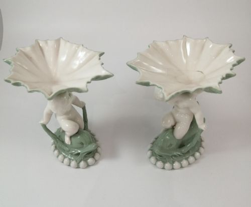 A TWO MINTON CHERUB COMPOTE1873RARE - ADDITIONAL PHOTO 1