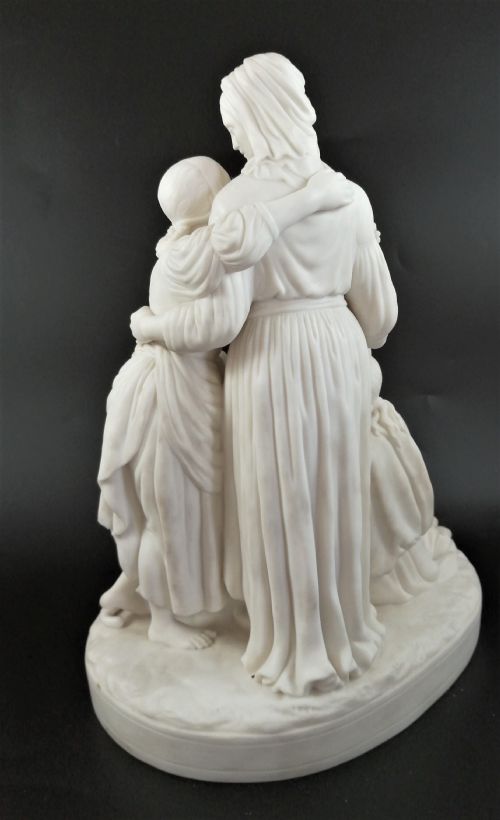 fig 3. Minton Parian Group Depicting Naomi and Her Daughters-in-Law ,c.1865