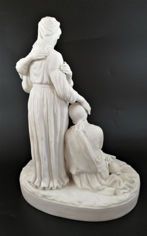 fig 4. Minton Parian Group Depicting Naomi and Her Daughters-in-Law ,c.1865