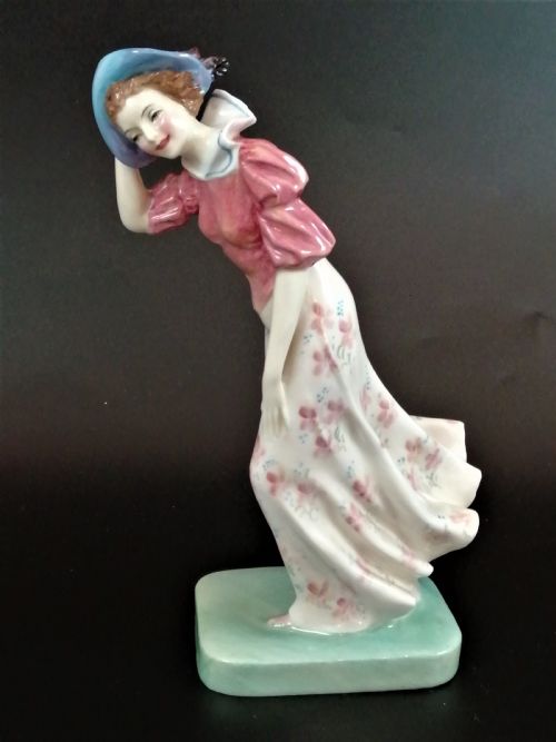 Rare 1938 Royal Doulton "Windflower" Hn 1763, Designer: Leslie Harradine