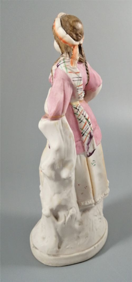 fig 3. Antique bisque porcelain figurine, stunning quality, France,18 th- 19th century.