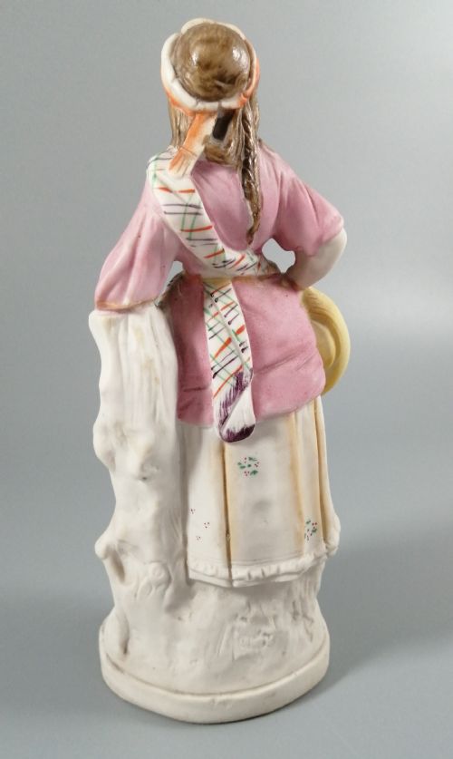 fig 4. Antique bisque porcelain figurine, stunning quality, France,18 th- 19th century.