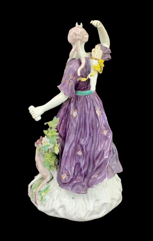 fig 3. Early Derby, Patch period, Diana figurine, William Duesbury & Co., ca. 1765