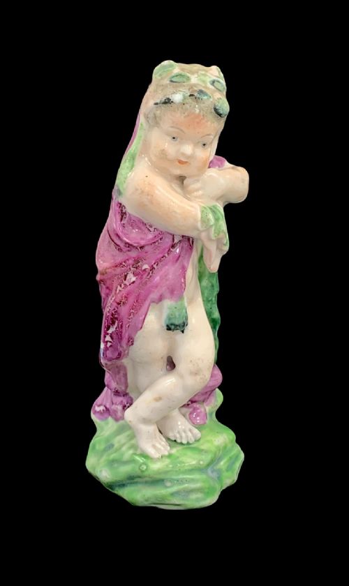 Chelsea Derby Rare Figure of Hercules Wearing the Pelt of the Namean Lion ?1775
