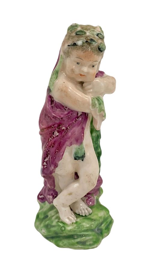 fig 1. Chelsea Derby rare figure of Hercules wearing the pelt of the Namean lion ?1775
