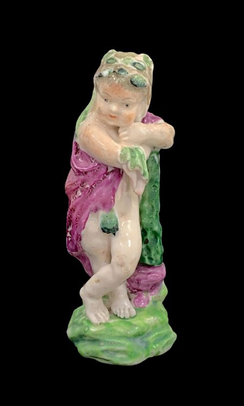 fig 2. Chelsea Derby rare figure of Hercules wearing the pelt of the Namean lion ?1775