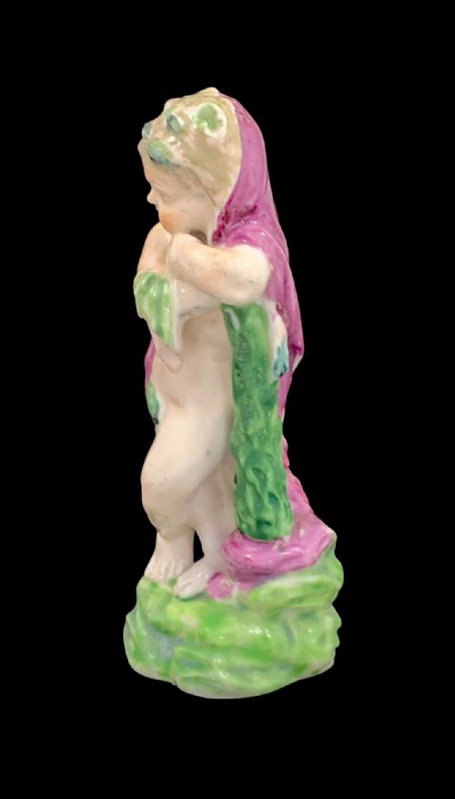 fig 4. Chelsea Derby rare figure of Hercules wearing the pelt of the Namean lion ?1775