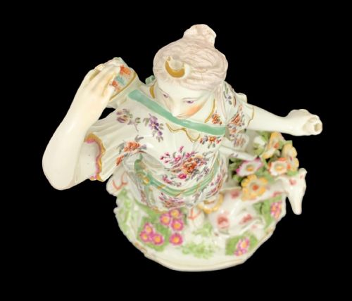 fig 3. Early Derby, Patch period, Diana figurine, William Duesbury & Co., ca. 1765