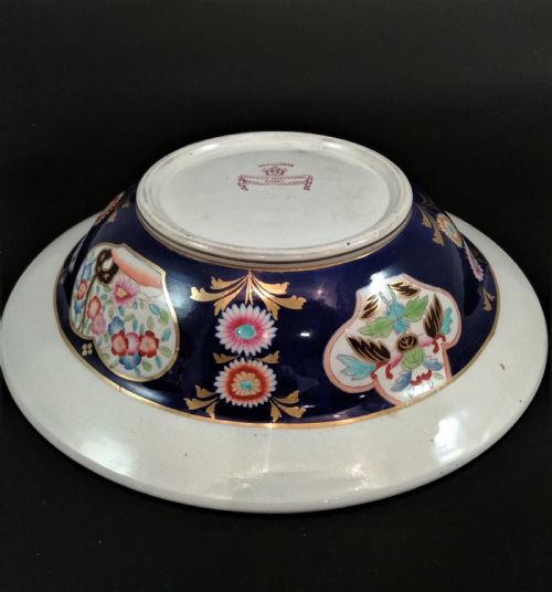 fig 5. Antique Masons Ironstone Pitcher & Basin,circa 1840