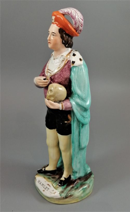 fig 2. ANTIQUE STAFFORDSHIRE FIGURE OF HAMLET