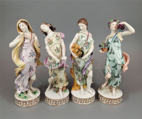 SITZENDORF PORCELAIN GROUP FOUR SEASONS