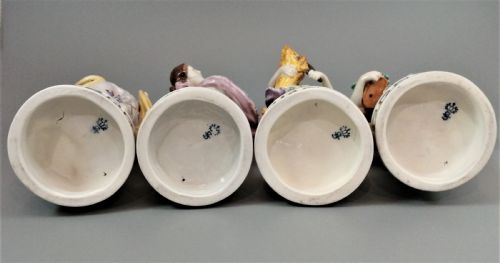 SITZENDORF PORCELAIN GROUP FOUR SEASONS - ADDITIONAL PHOTO 9
