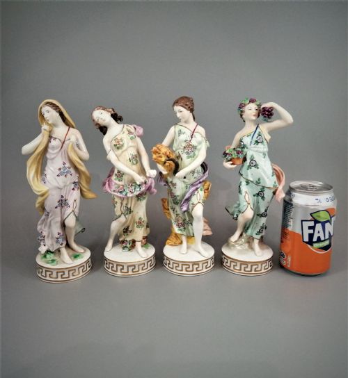 SITZENDORF PORCELAIN GROUP FOUR SEASONS - ADDITIONAL PHOTO 10