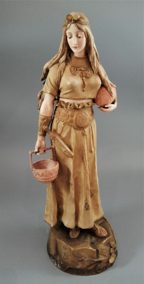 "Warrior Princess" Figurine by Ernst Wahliss