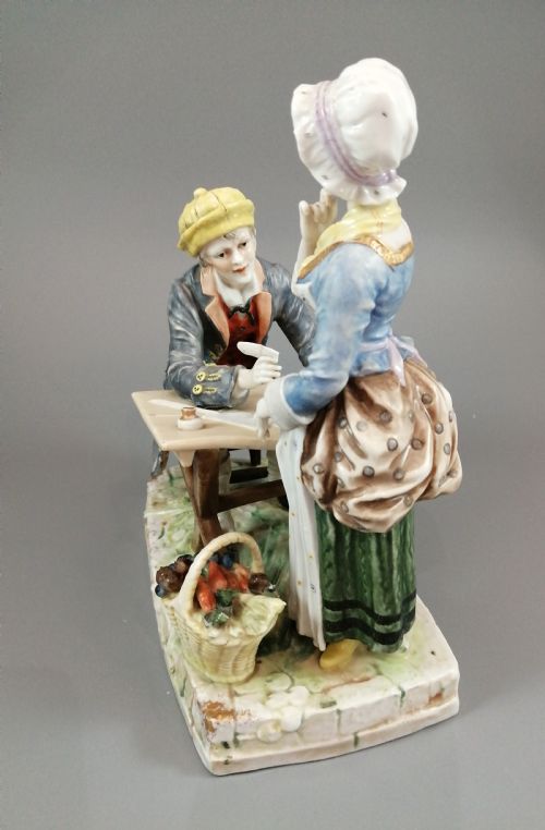 fig 2. Antique porcelain figurine Ackermann & Fritze Volkstedt