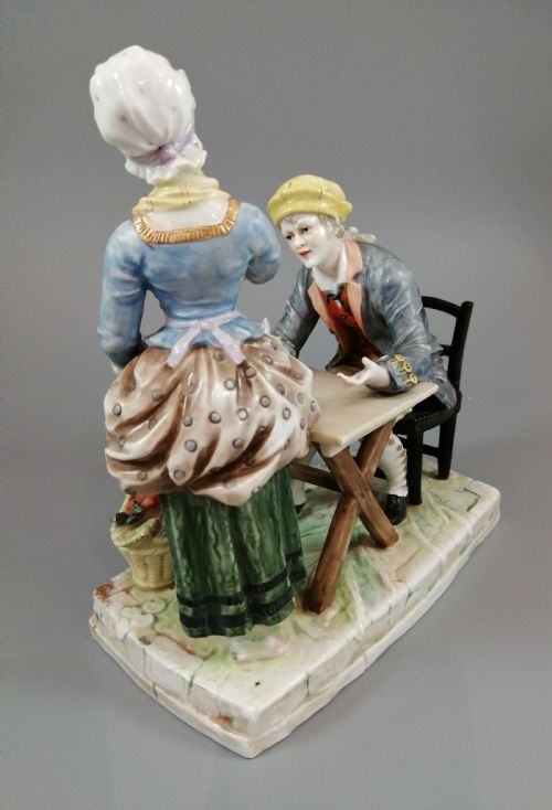fig 3. Antique porcelain figurine Ackermann & Fritze Volkstedt