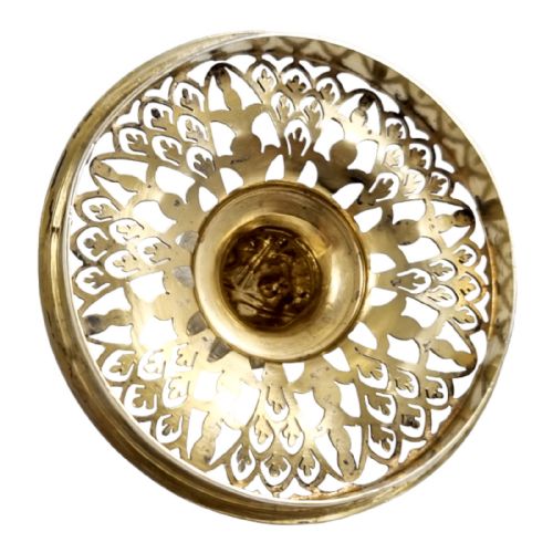 fig 1. Neoclassical gilt sterling silver potpourri raised on hoof feet and cast with rams heads, Chester