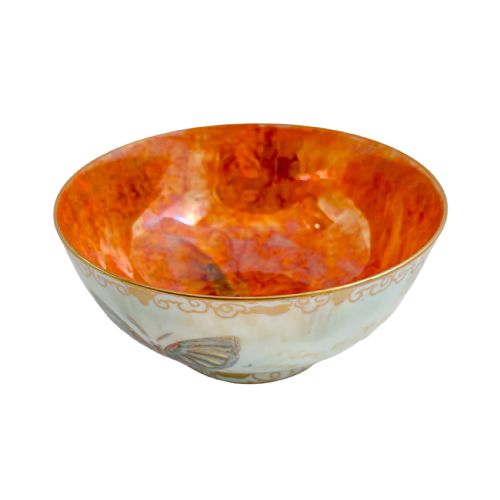 Handmade 1920'S Wedgwood Daisy Makeig-jones Fairyland Lustre Porcelain "Butterfly" Tea Bowl, Model Z4832