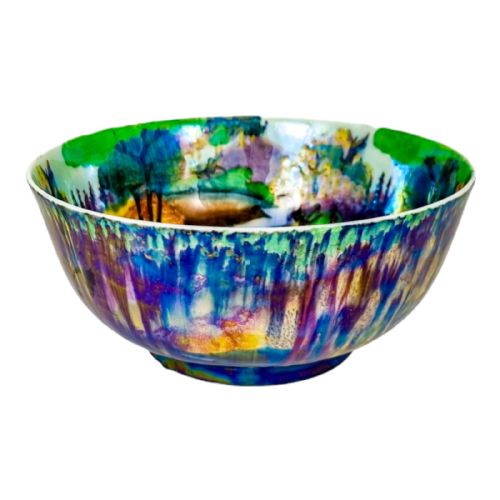Handmade 1920'S Daisy Makeig Jones Large Wedgwood “Fairyland Lustre” Bowl, 20.5 Cm / 8”