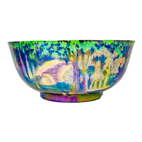 fig 2. Handmade 1920's Daisy Makeig Jones large Wedgwood “Fairyland Lustre” bowl, 20.5 cm / 8”
