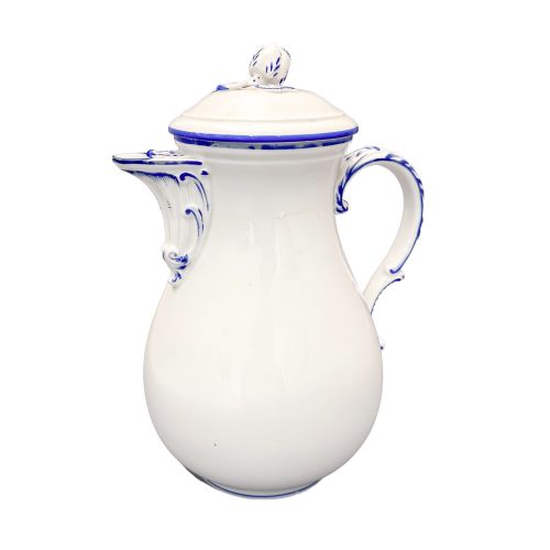 Antique Meissen Porcelain Coffee Pot, Zwiebelmuster "Blue Onion" Pattern